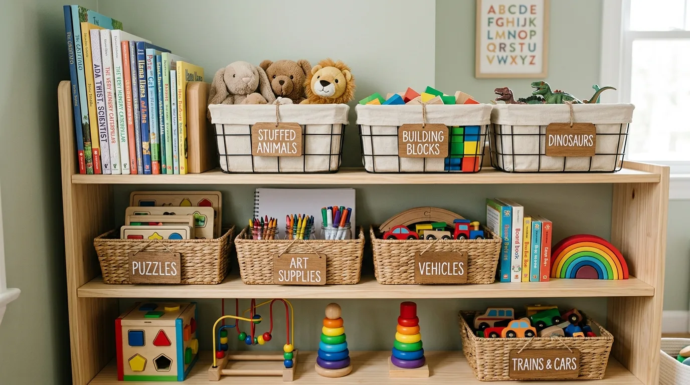 Create a reading corner that feels soft and inviting inspiration for a kids playroom.